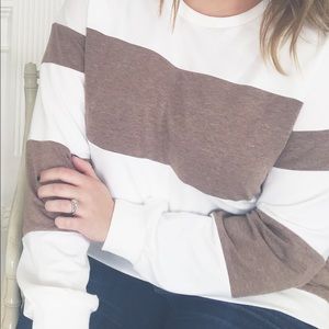 Stripped pullover